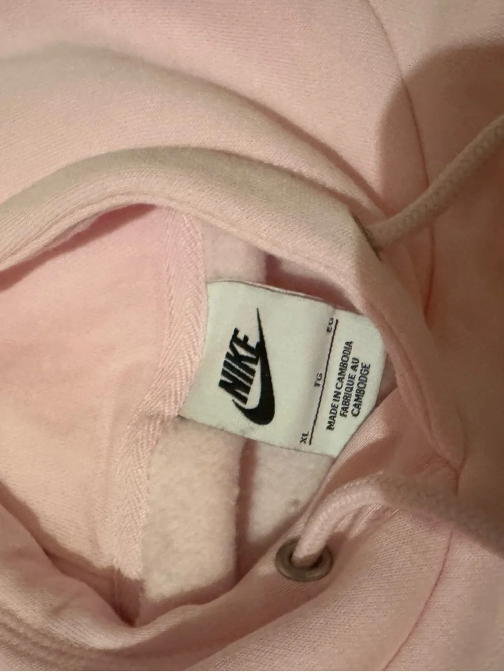 Nike Pink Joggers with Metallic Silver Swoosh - Picture 2 of 3